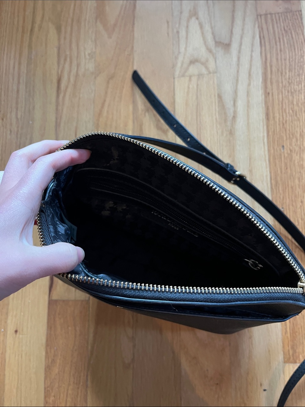 Karl Lagerfeld Black Crossbody - Picture 2 of 3